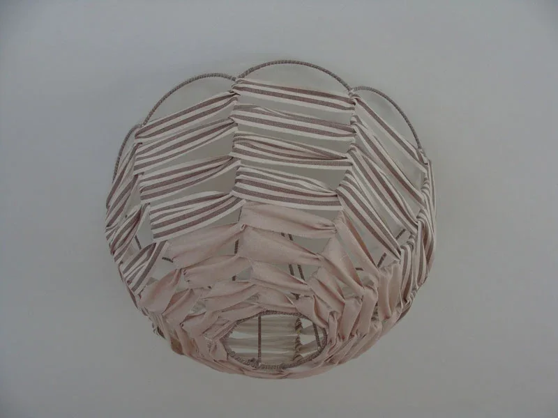 Plafonnier en tissu